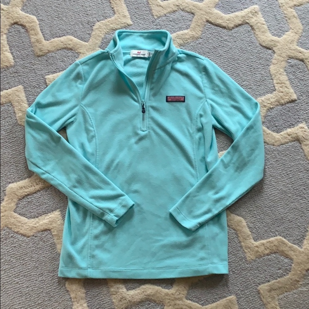 Vineyard vines microfleece 1/4 zip pullover. Xs